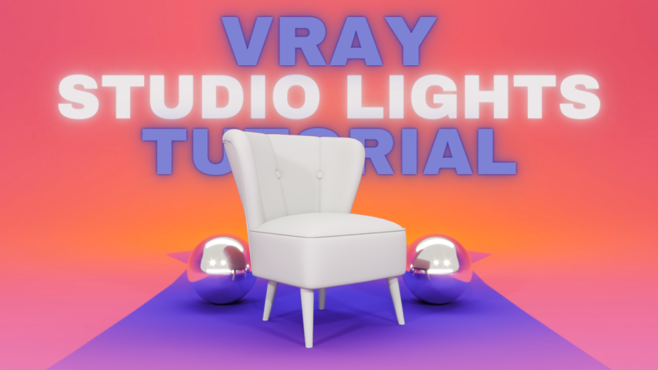 Easy Studio Lighting Setup | Product 3D Rendering | VRay Next